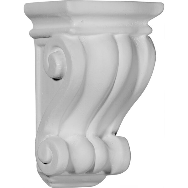 Ekena Millwork 3 1/8"W x 3"D x 5 1/4"H Traditional Cole Pilaster Corbel COR03X03X06CO - main